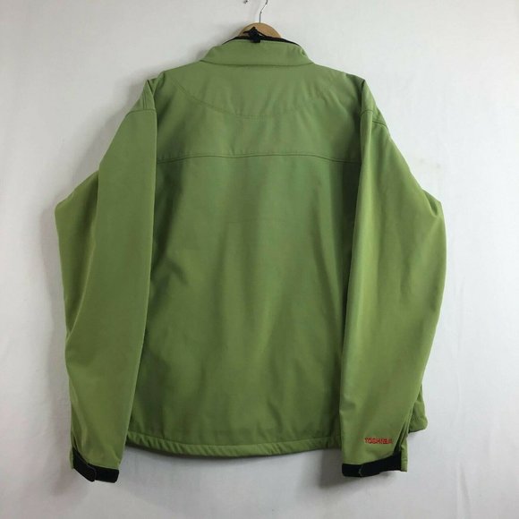 Clique Men's Olive Yacht Logo Zipped Pockets Full Zip Bomber Jacket Size L - Picture 5 of 10
